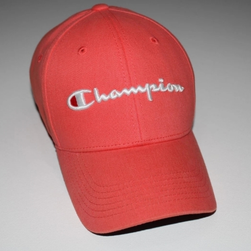 Champion Authentic Athletic Hat Pink Unisex unisex Adjustable Embroidered